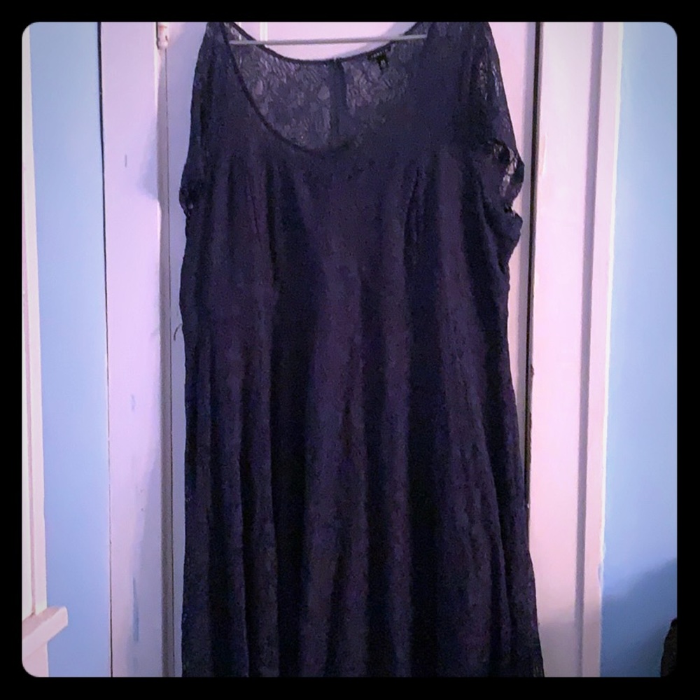 Navy Blue Lace Torrid Dress